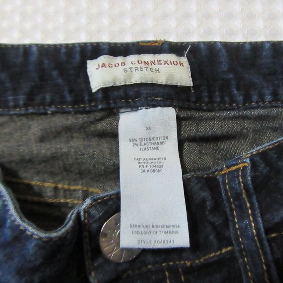 Ladies Blue Jeans Jacob Connexion Stretch Size 28 - Picture 4 of 15